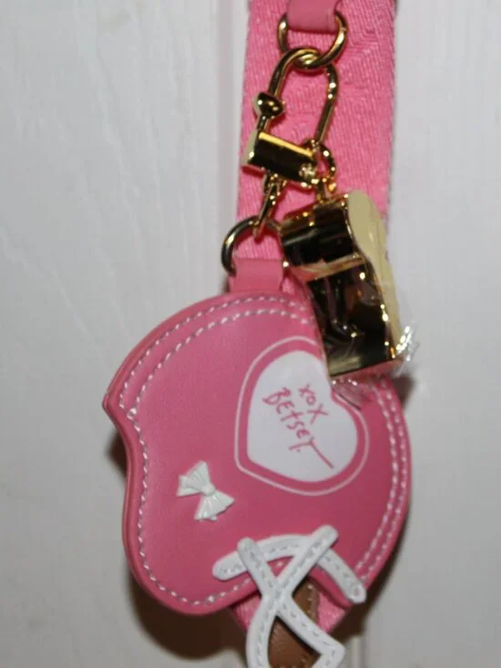 NWT Betsey Johnson Football shaped Kitsch Crossbody Bag with accessories CUTE! - Picture 2 of 9